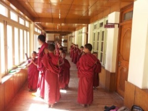 Monks chanting