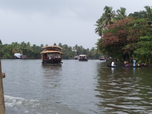 Other houseboats on the river