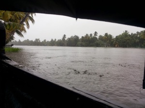 Storm on Alleppey river!